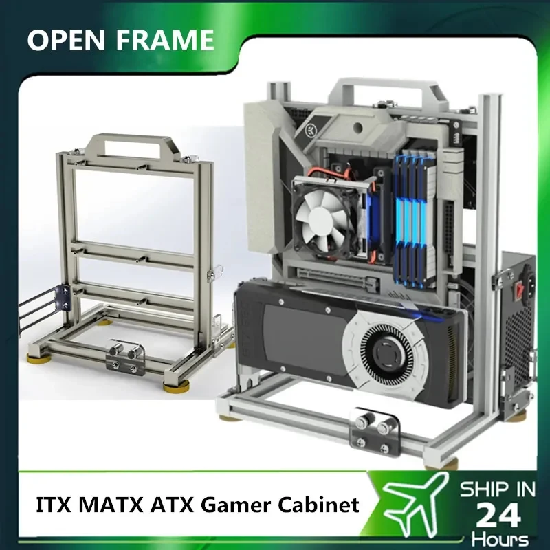 MOD PC Case, DIY ITX/MATX/ATX Gamer Cabinet Open Frame Rack,Water Cooler Desktop Computer Gaming Chassis Vertical Personality
MOD PC Case, DIY ITX/MATX/ATX Gamer Cabinet Open Frame Rack,Water Cooler Desktop Computer Gaming Chassis Vertical Personality