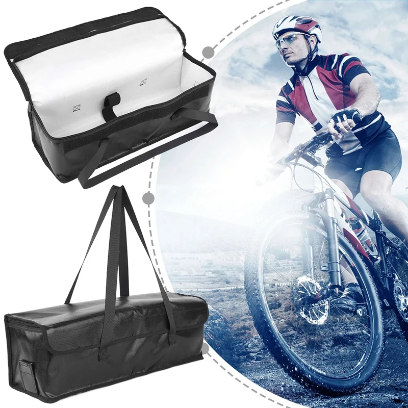 Electric Bicycle Battery Fireproof Bag Explosion-Proof Bag Lithium Battery Safety Storage Protective Flame Retardant Bag Black
Electric Bicycle Battery Fireproof Bag Explosion-Proof Bag Lithium Battery Safety Storage Protective Flame Retardant Bag Black