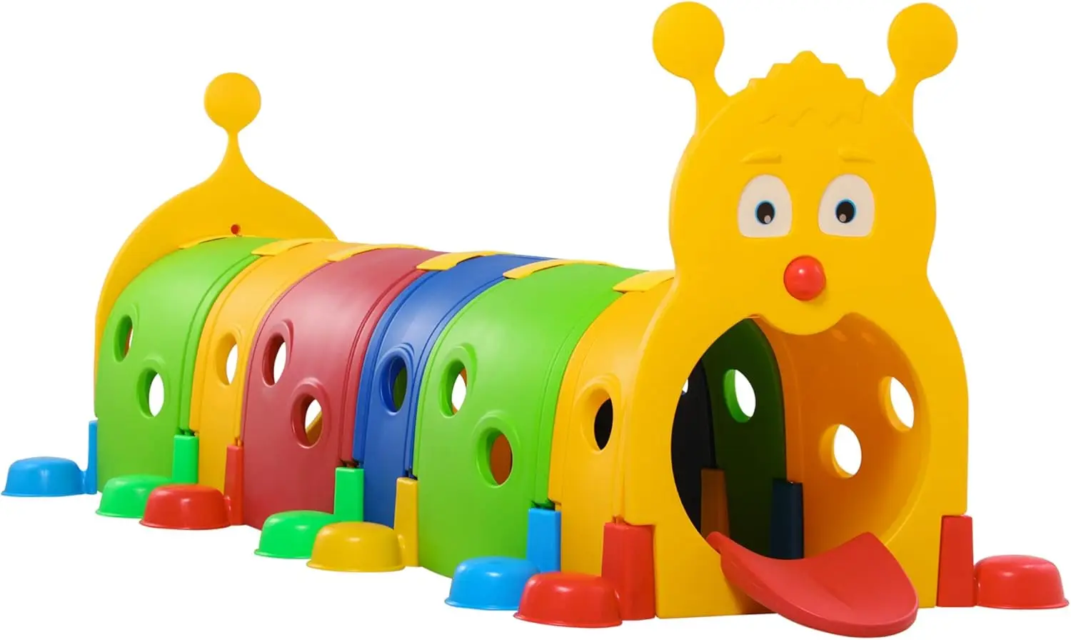 Caterpillar Tunnel for Kids, Outdoor Indoor Climb and Crawl Through, Play Equipment for Toddler 3-6, 6 Sections, for Daycare, Pr
Caterpillar Tunnel for Kids, Outdoor Indoor Climb and Crawl Through, Play Equipment for Toddler 3-6, 6 Sections, for Daycare, Pr
