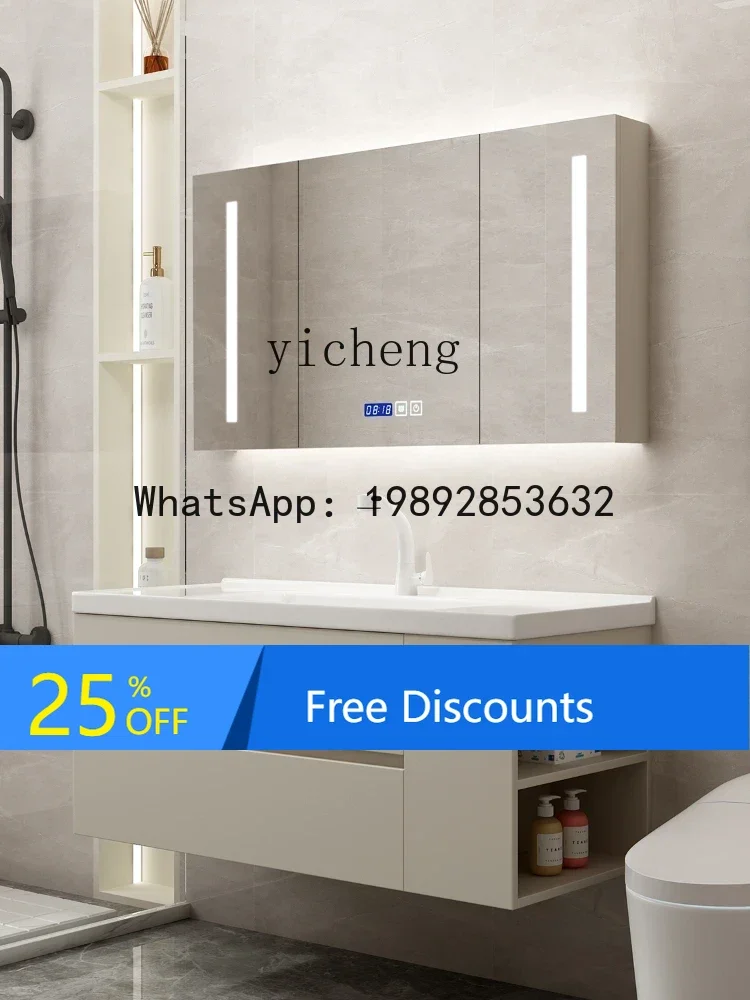 LYY Bathroom Cabinet Combination Washstand One Ceramic Basin Wash Face and Wash Hands Basin Cabinet
LYY Bathroom Cabinet Combination Washstand One Ceramic Basin Wash Face and Wash Hands Basin Cabinet