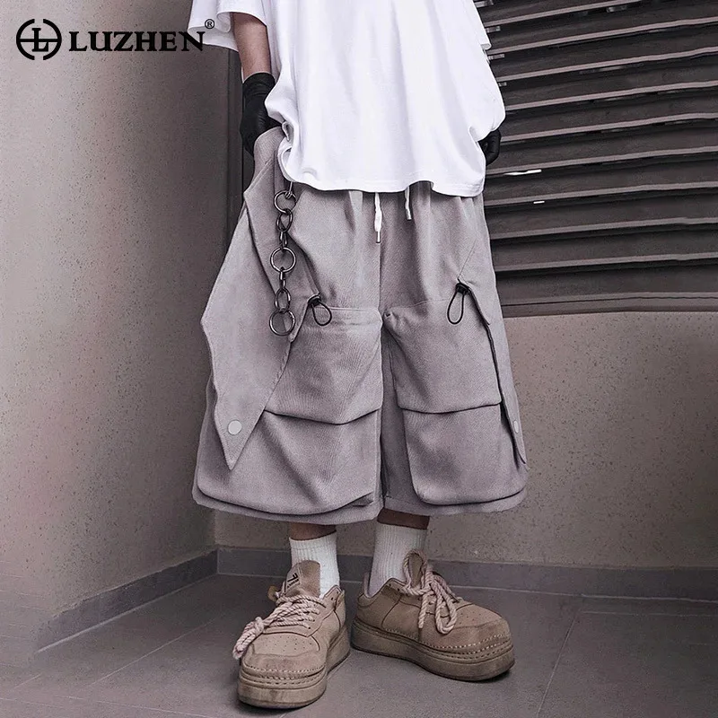 LUZHEN Summer Original Baggy Pockets Decorate Patchwork Design Straight Cropped Trousers Men's 2025 Street Casual Pants JY3016
LUZHEN Summer Original Baggy Pockets Decorate Patchwork Design Straight Cropped Trousers Men's 2025 Street Casual Pants JY3016