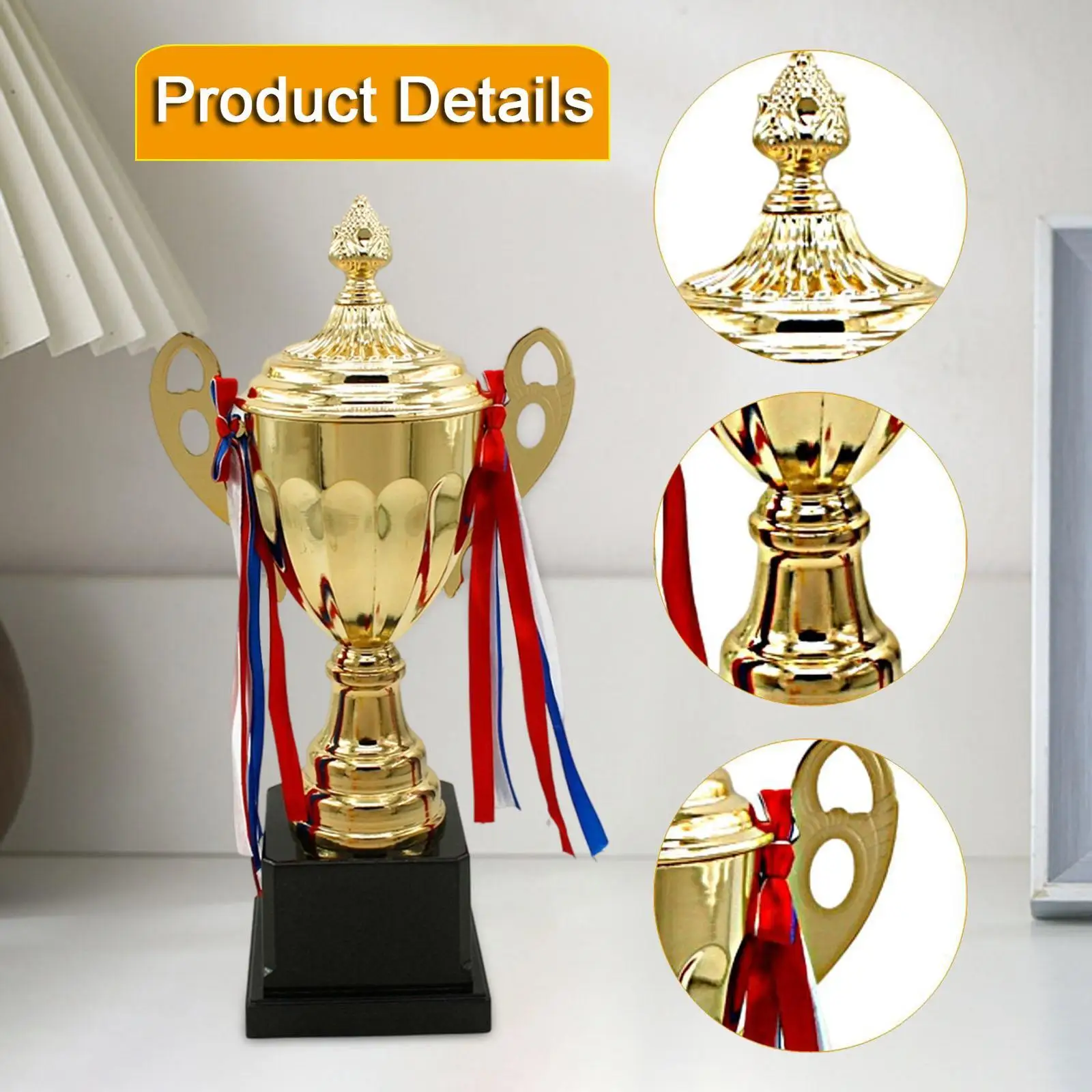 Trophy Cup for Competitions Award Ceremony Home Decoration Football Trophy Children Adult Keepsake
Trophy Cup for Competitions Award Ceremony Home Decoration Football Trophy Children Adult Keepsake