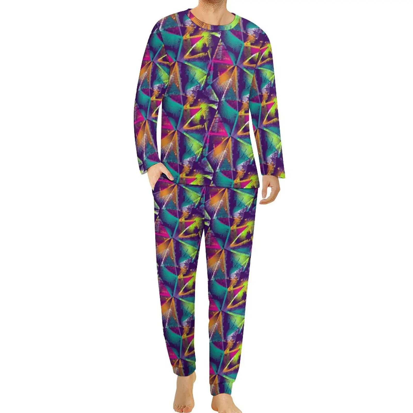 Neon Paint Spashs Pajamas Men Graffiti Art Print Kawaii Nightwear Daily Long Sleeve Two Piece Room Graphic Pajamas Set 4XL 5XL
Neon Paint Spashs Pajamas Men Graffiti Art Print Kawaii Nightwear Daily Long Sleeve Two Piece Room Graphic Pajamas Set 4XL 5XL