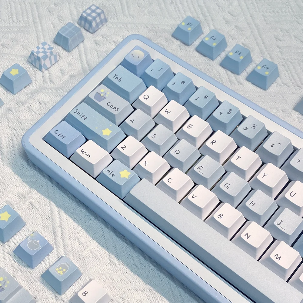 pastel blue green yellow two tone pbt keycaps set durable high quality for gaming mechanical keyboards
pastel blue green yellow two tone pbt keycaps set durable high quality for gaming mechanical keyboards