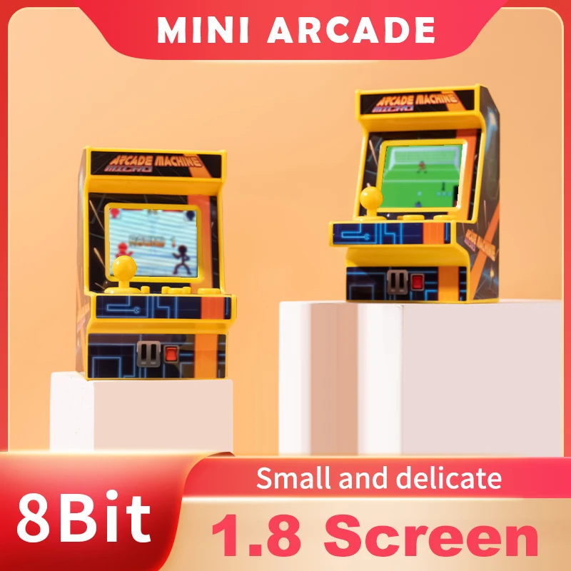 Portable Game Console Mini Arcade Toys Pocket Handheld Game Player 1.8 Inch Nostalgic Gamer Child Gift With 152 Games For Kid
Portable Game Console Mini Arcade Toys Pocket Handheld Game Player 1.8 Inch Nostalgic Gamer Child Gift With 152 Games For Kid