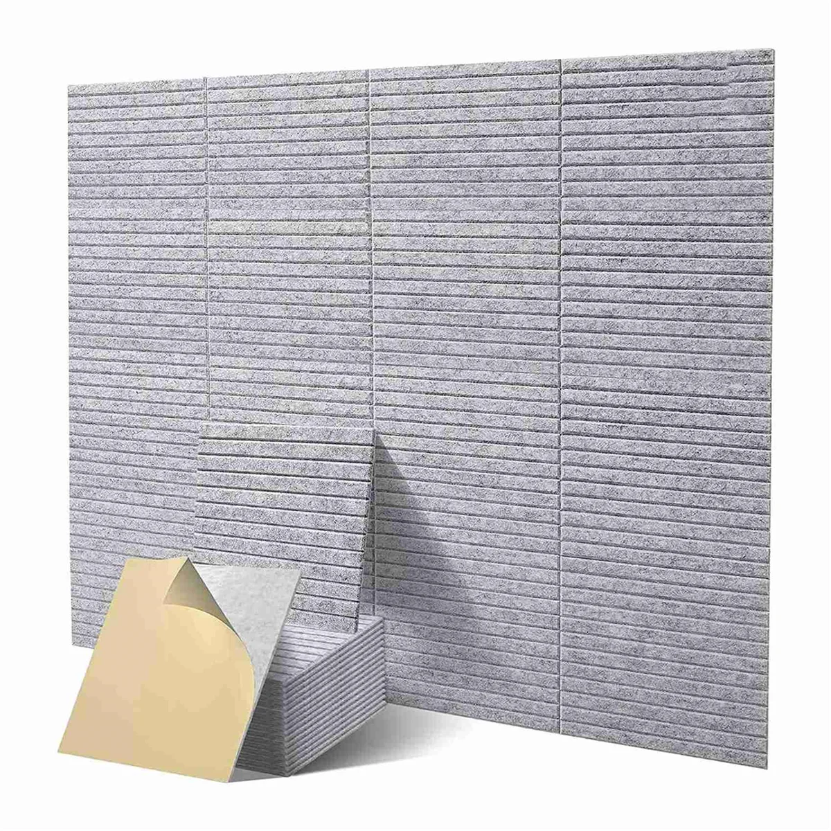 32 Pcs Pro Grade Acoustic Panels,Sound Proof Wall Panels,for Studio Absorbs Sound and Eliminates Echoes(Light Gray)
32 Pcs Pro Grade Acoustic Panels,Sound Proof Wall Panels,for Studio Absorbs Sound and Eliminates Echoes(Light Gray)