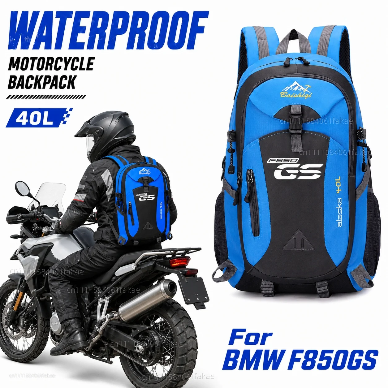 For BMW F850GS ADVENTURE F850GS 2018-2022 2019 2020 2021 Motorcycle Backpack 40L Waterproof Travel Backpack Outdoor Hiking
For BMW F850GS ADVENTURE F850GS 2018-2022 2019 2020 2021 Motorcycle Backpack 40L Waterproof Travel Backpack Outdoor Hiking