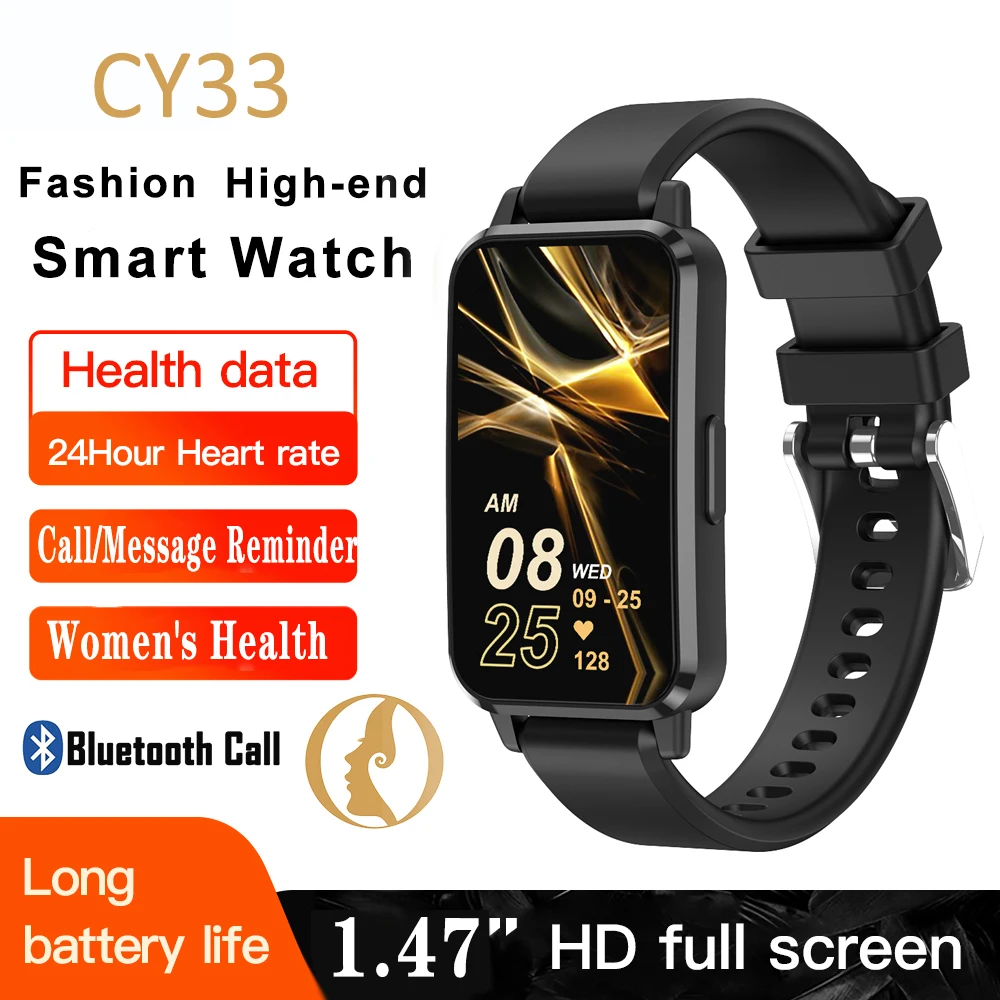 2026 Новые модные умные часы CY33 100 + спортивный режим трек Bluetooth вызов сердечный ритм водостойкий спортивный фитнес умный браслет для женщин
2026 Новые модные умные часы CY33 100 + спортивный режим трек Bluetooth вызов сердечный ритм водостойкий спортивный фитнес умный браслет для женщин