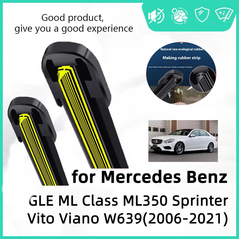 Rubber Car Wiper for Mercedes Benz ML Class ML350 Sprinter Vito Front Wiper Blades Brushes Cutter Accessories Windscreen
Rubber Car Wiper for Mercedes Benz ML Class ML350 Sprinter Vito Front Wiper Blades Brushes Cutter Accessories Windscreen