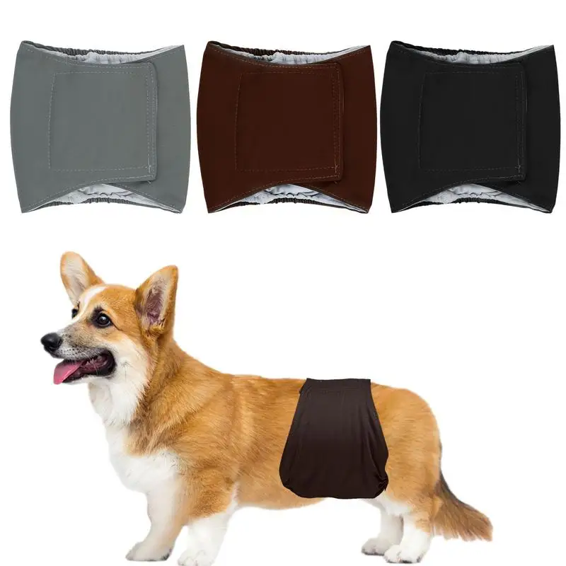 Reusable Dog Diapers Male Washable Male Dog Belly Band Pack Of 3 Leakproof Male Dog Belly Wrap For Incontinence
Reusable Dog Diapers Male Washable Male Dog Belly Band Pack Of 3 Leakproof Male Dog Belly Wrap For Incontinence