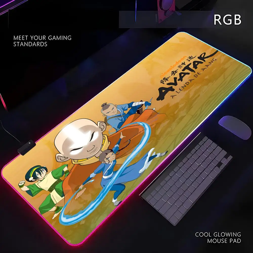 Коврик для мыши Avatar The Last Airbender с RGB-подсветкой, игровой LED-коврик для мыши, периферийные устройства, коврик для компьютерного стола, XL коврик для мыши и клавиатуры
Коврик для мыши Avatar The Last Airbender с RGB-подсветкой, игровой LED-коврик для мыши, периферийные устройства, коврик для компьютерного стола, XL коврик для мыши и клавиатуры