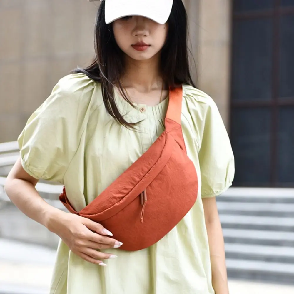 Simple Japanese Style Chest Pack Crossbody Bag Nylon Wear Resistant Phone Bag Waterproof Lightweight Outdoor Sport Bumbag
Simple Japanese Style Chest Pack Crossbody Bag Nylon Wear Resistant Phone Bag Waterproof Lightweight Outdoor Sport Bumbag