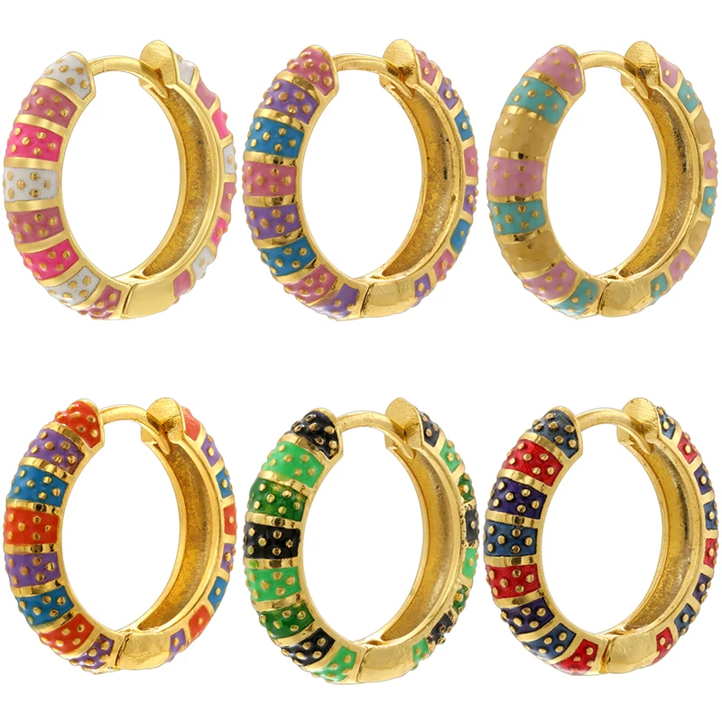 ZHUKOU Bohemian Ethnic Oil Drip Crafted Colourful and Vibrant Women's Earrings 1 pair: VE1385
ZHUKOU Bohemian Ethnic Oil Drip Crafted Colourful and Vibrant Women's Earrings 1 pair: VE1385