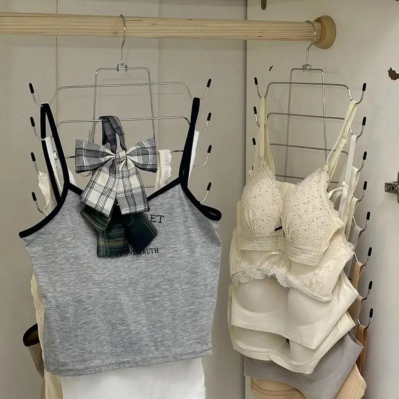 Multi-Layered Clothes Hanger for Underwear And Sports Vest Bra Storage Hook Metal S-aped Hook for Home Organization
Multi-Layered Clothes Hanger for Underwear And Sports Vest Bra Storage Hook Metal S-aped Hook for Home Organization