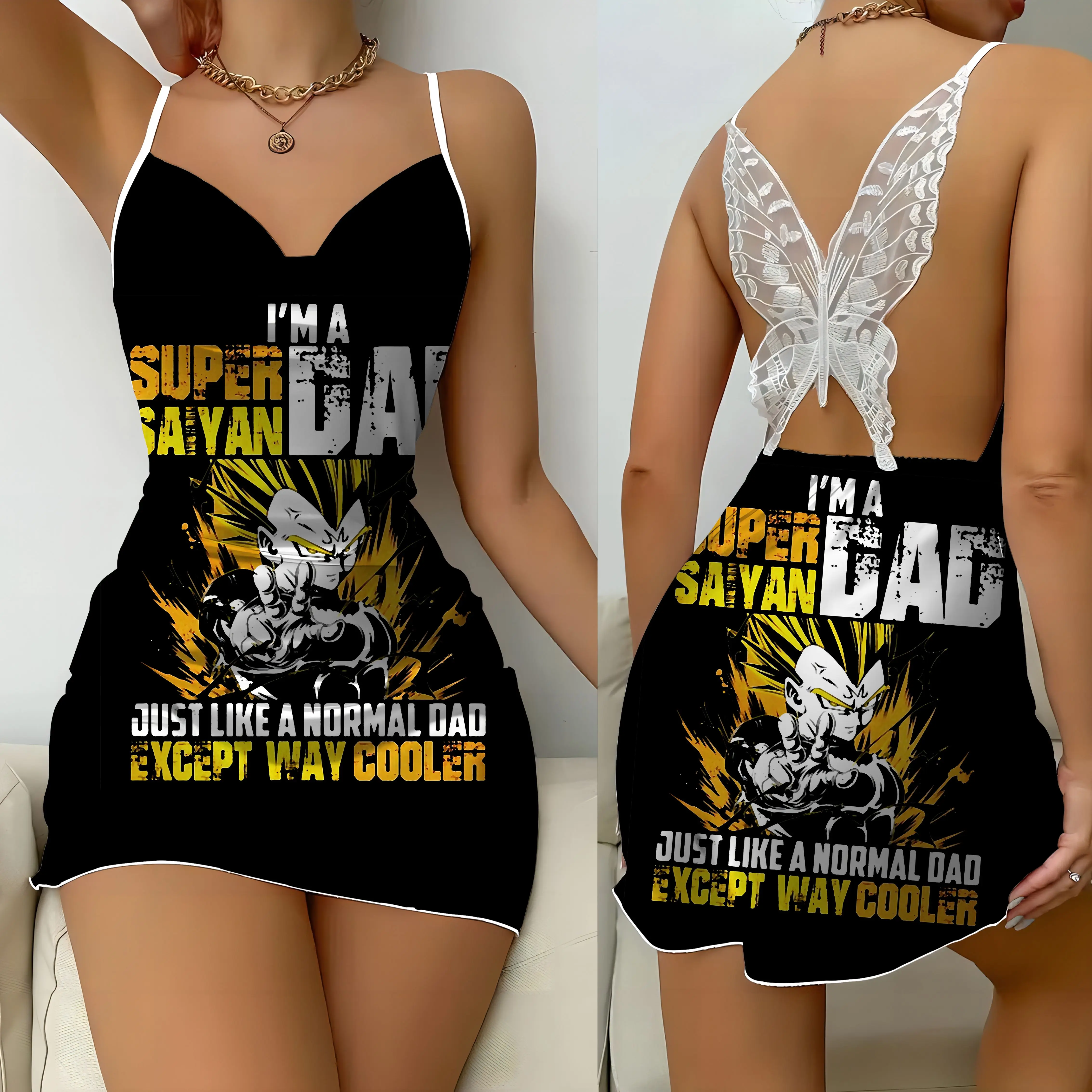 Satin Surface Womens Dresses Son Goku Bow Knot Dragon Ball Lace Dress Pajama Skirt Fashion Summer 2024 Party Mini Sexy Backless
Satin Surface Womens Dresses Son Goku Bow Knot Dragon Ball Lace Dress Pajama Skirt Fashion Summer 2024 Party Mini Sexy Backless