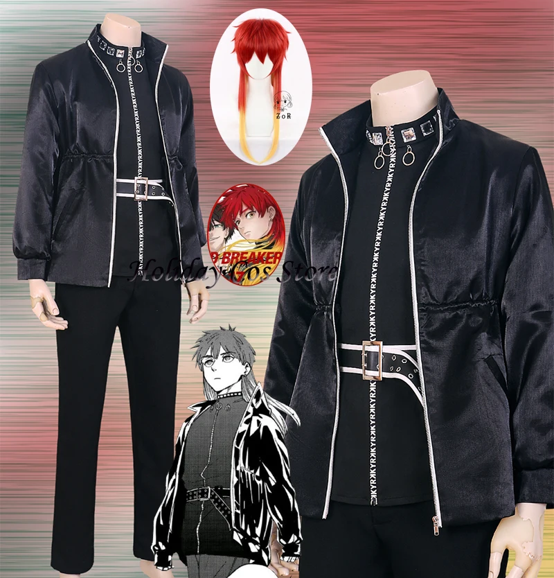 Chika Takiishi Anime Cosplay Costume Wig Black Uniform Interchange Jacket Pants Red Yellow Hair Furin High School
Chika Takiishi Anime Cosplay Costume Wig Black Uniform Interchange Jacket Pants Red Yellow Hair Furin High School