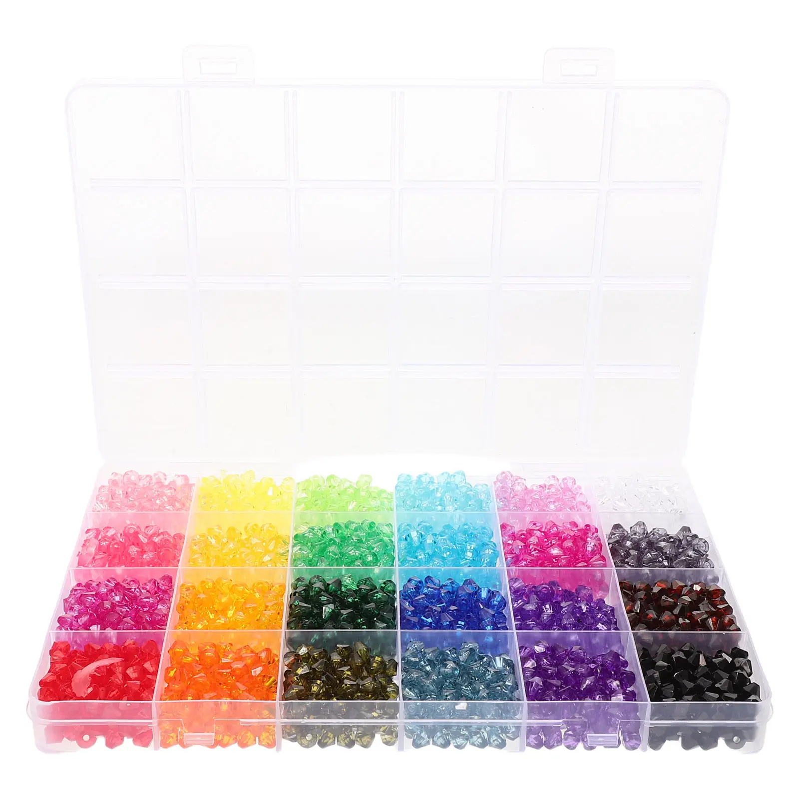2160Pcs Crystal Acrylic Beads 6Mm 24 Colors Safe Non Toxic Craft Beads with Holes for Jewelry Making Bracelets Necklace Earrings
2160Pcs Crystal Acrylic Beads 6Mm 24 Colors Safe Non Toxic Craft Beads with Holes for Jewelry Making Bracelets Necklace Earrings