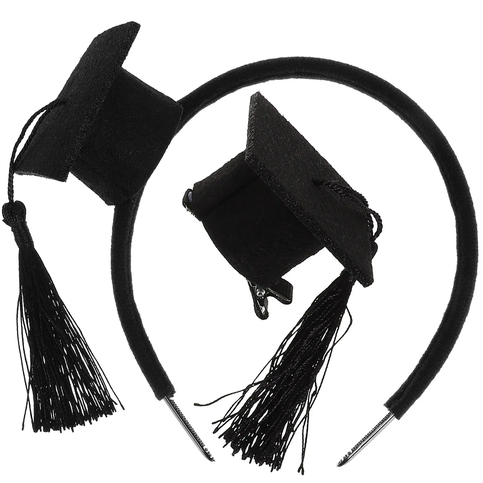 2Pcs Doctor Hat Hairband Set Elegant Lightweight Headwear for Graduation Celebration Cosplay Event Festival Hair Ornament
2Pcs Doctor Hat Hairband Set Elegant Lightweight Headwear for Graduation Celebration Cosplay Event Festival Hair Ornament