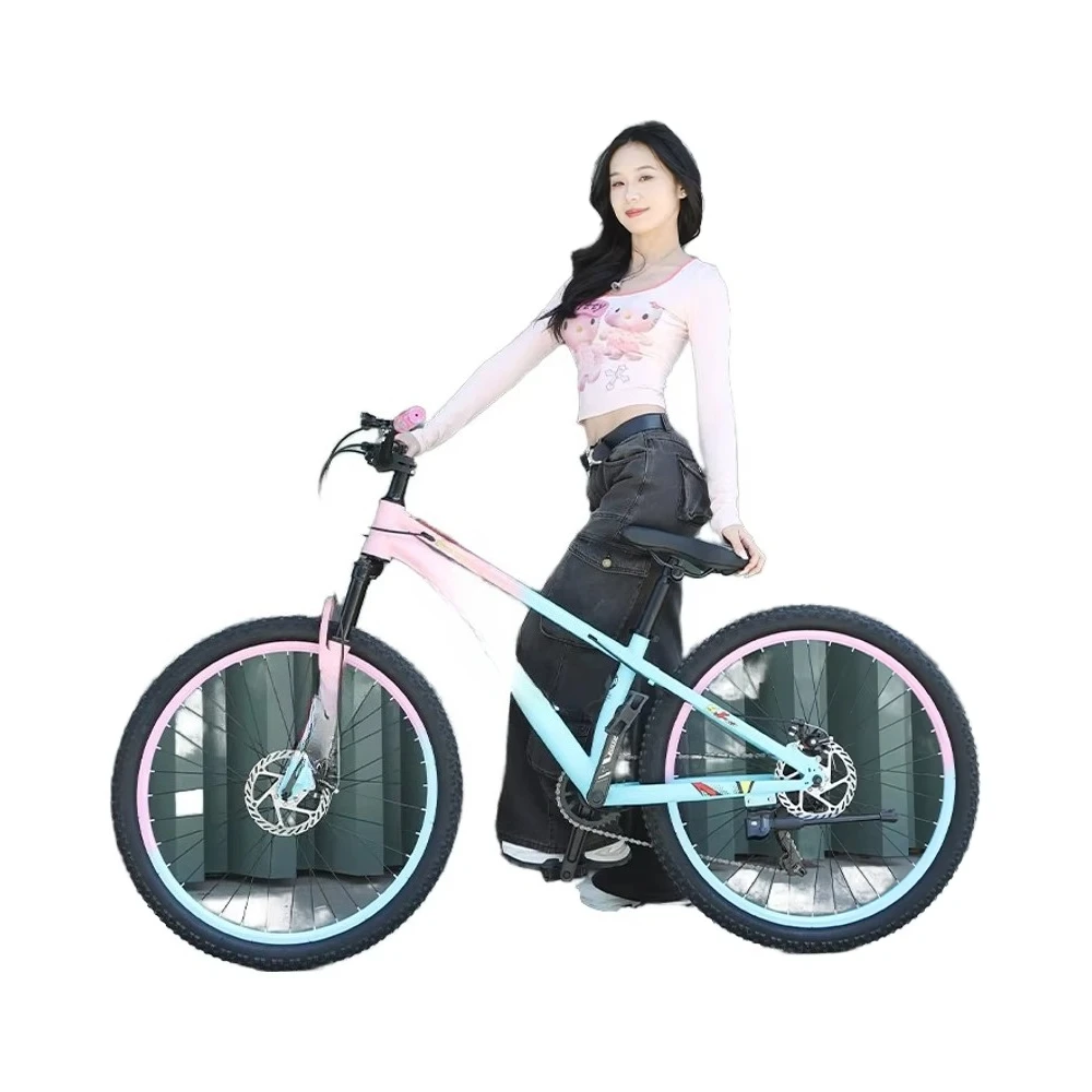 Adult Mountain Bike for Men & Women 24-Inch Disc Brake Steel Frame Ultra Light Off-Road Racing Bike
Adult Mountain Bike for Men & Women 24-Inch Disc Brake Steel Frame Ultra Light Off-Road Racing Bike