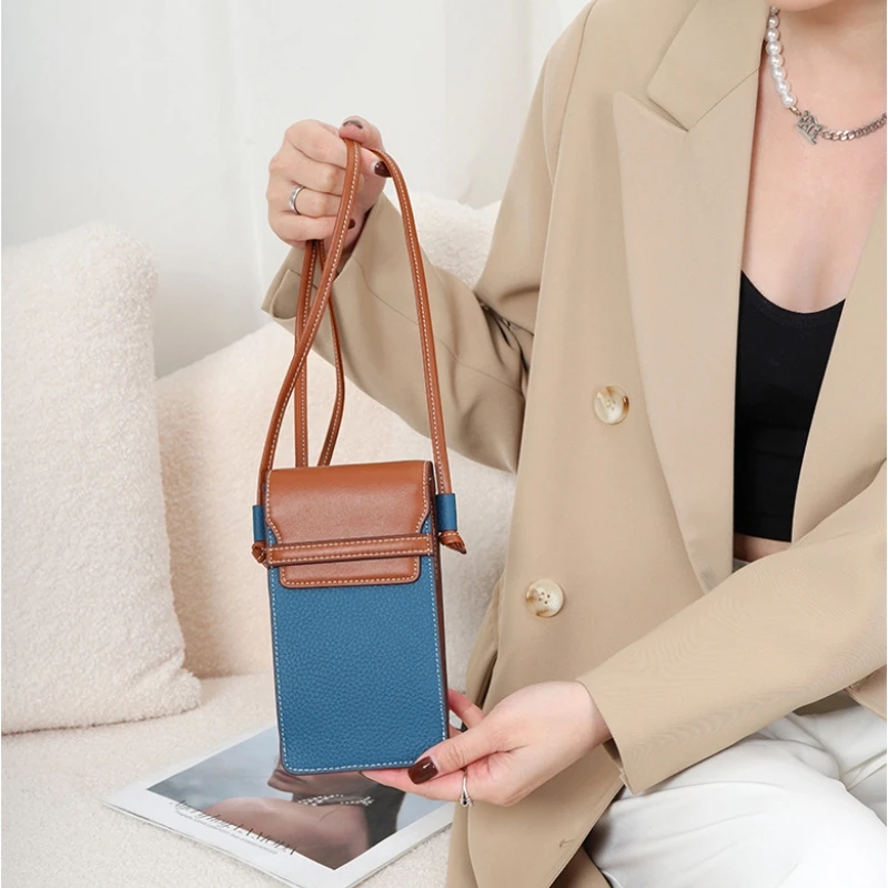 Сумка для мобильного телефона - Женская сумка через плечо из натуральной кожи в вертикальном стиле - Внешний слой из воловьей кожи, новый стиль, модный мобильный телефон
Сумка для мобильного телефона - Женская сумка через плечо из натуральной кожи в вертикальном стиле - Внешний слой из воловьей кожи, новый стиль, модный мобильный телефон