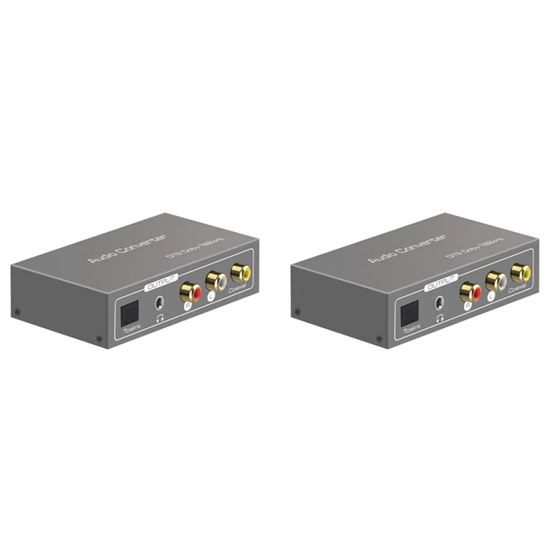 2x192 кГц DAC аудио конвертер Toslink оптический коаксиальный HDMI-совместимый ARC к коаксиальному Toslink L/R 3,5 мм переходник
2x192 кГц DAC аудио конвертер Toslink оптический коаксиальный HDMI-совместимый ARC к коаксиальному Toslink L/R 3,5 мм переходник