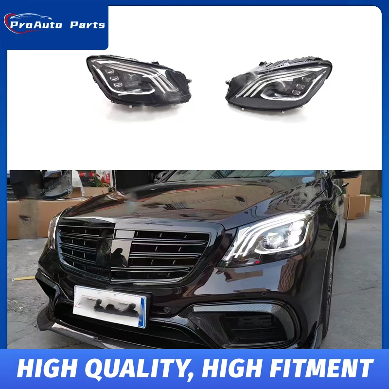Для Mercedes-Benz S-Class W222 Maybach Style светодиодные фары | Полный комплект обновления S320 S450 S63 S65 Старые и новые фары
Для Mercedes-Benz S-Class W222 Maybach Style светодиодные фары | Полный комплект обновления S320 S450 S63 S65 Старые и новые фары