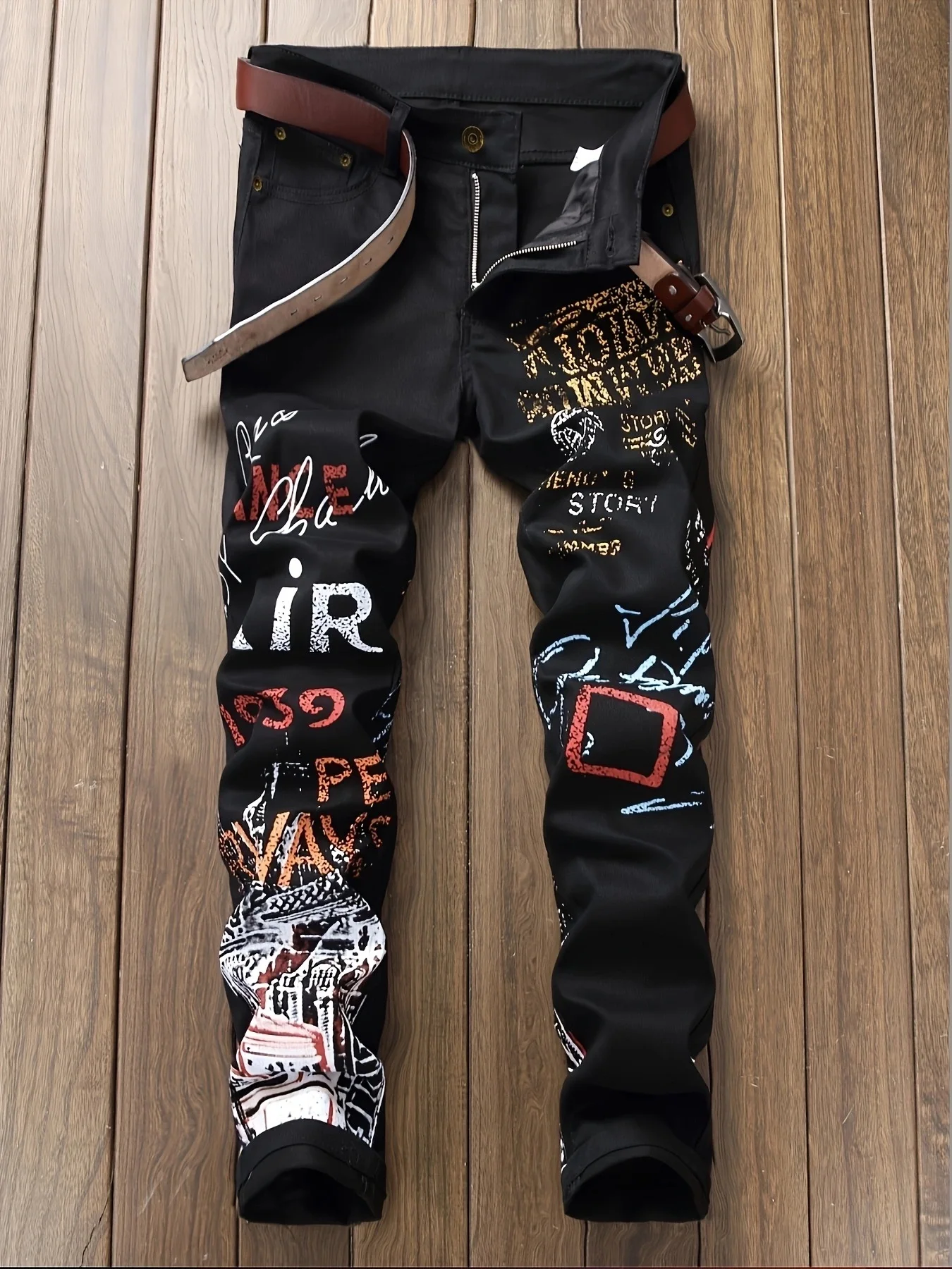 Inspired men's ripped jeans fashion slim and chapter stitching fashion street jeans fashion cutting edge
Inspired men's ripped jeans fashion slim and chapter stitching fashion street jeans fashion cutting edge