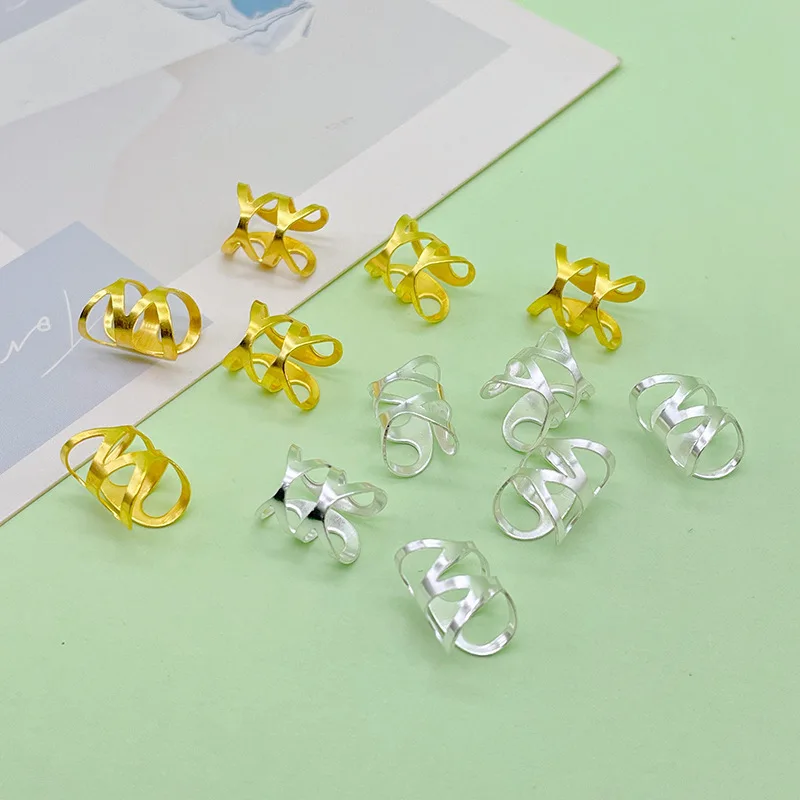 Hot Sale X Shape Hollow Iron Dreadlock Rings for Braids Hair Cuffs DIY Hair Findings for Girls Gift Supply
Hot Sale X Shape Hollow Iron Dreadlock Rings for Braids Hair Cuffs DIY Hair Findings for Girls Gift Supply