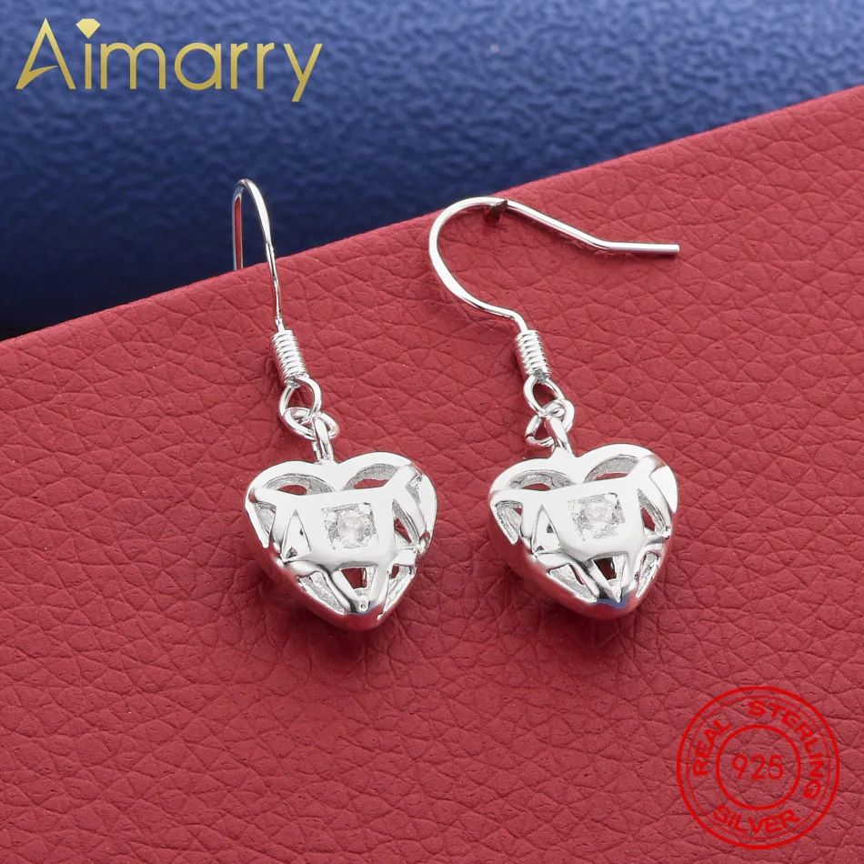 925 Sterling Silver Zircon Hollow Heart Drop Earrings For Women Charm Trend Birthday Gifts Fashion Party Fine Jewelry
925 Sterling Silver Zircon Hollow Heart Drop Earrings For Women Charm Trend Birthday Gifts Fashion Party Fine Jewelry