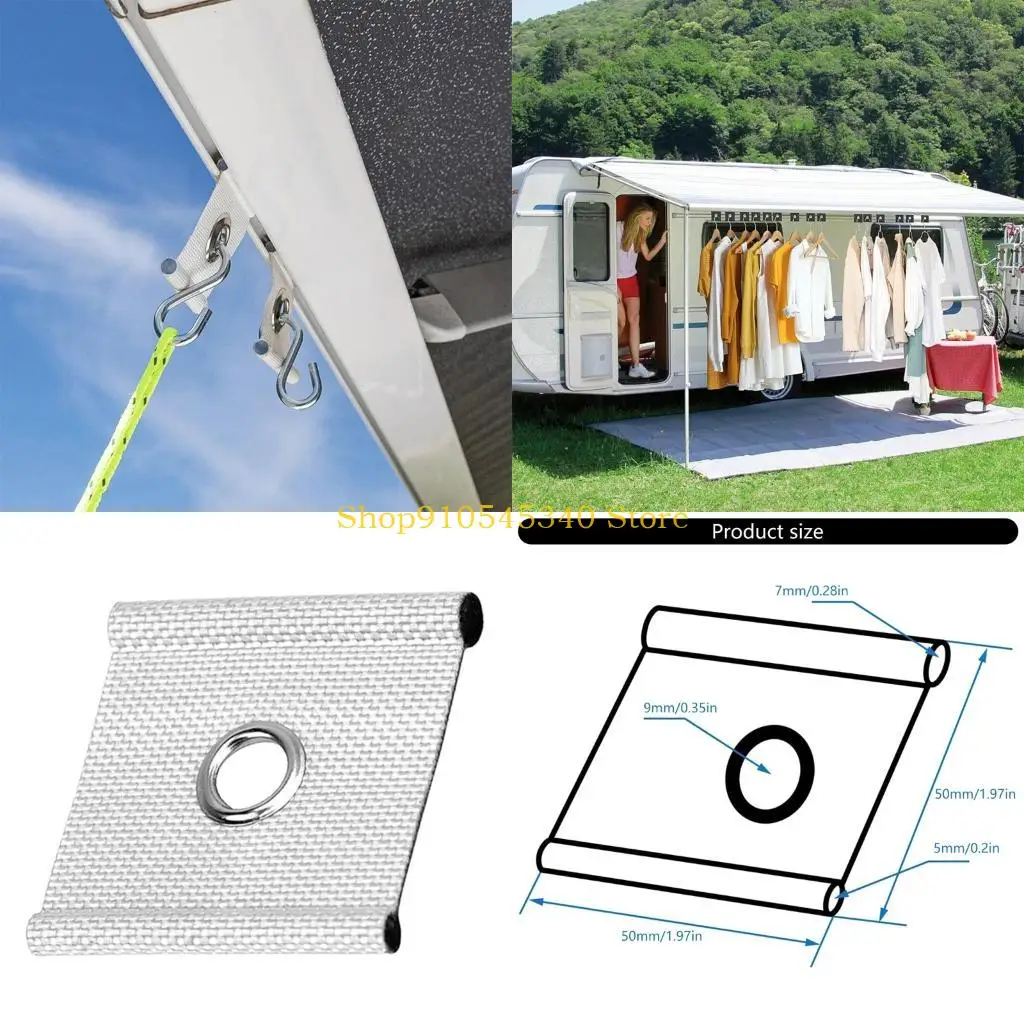 U2JA Permanent Awning Fastener Holder For Campers Featuring Simple Tool Assembly
U2JA Permanent Awning Fastener Holder For Campers Featuring Simple Tool Assembly