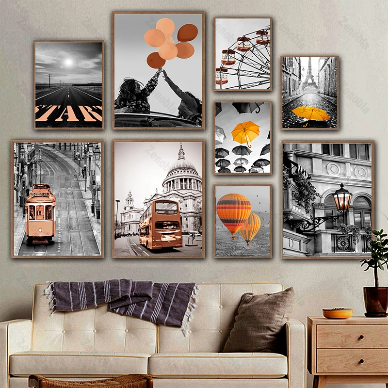 Black and White Landscape Orange Color Poster Photograph London Street Kiss Picture Home Decor Nordic Wall Art Canvas Paintings
Black and White Landscape Orange Color Poster Photograph London Street Kiss Picture Home Decor Nordic Wall Art Canvas Paintings