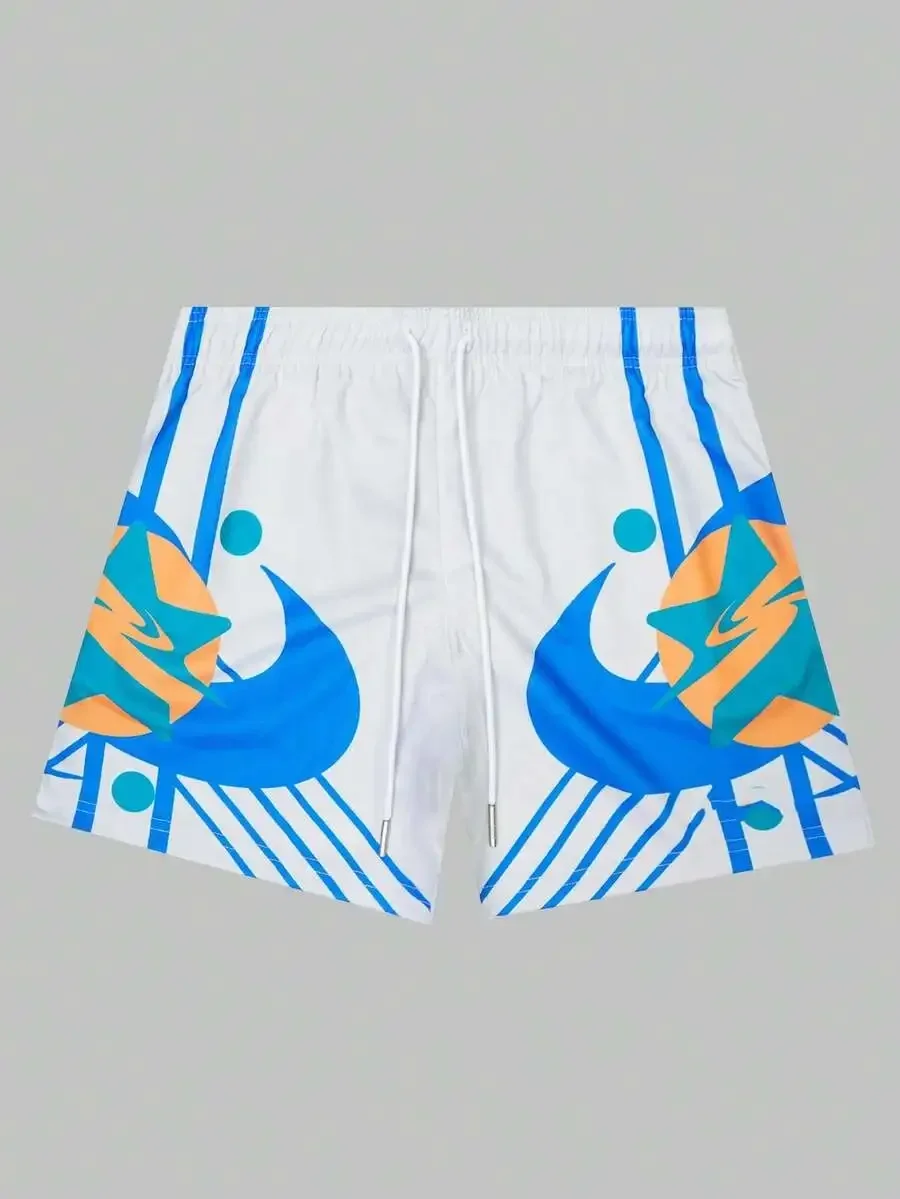 Mens Bold Graphic Print Shorts Casual Daily Wear Beach Swim Trunks
Mens Bold Graphic Print Shorts Casual Daily Wear Beach Swim Trunks