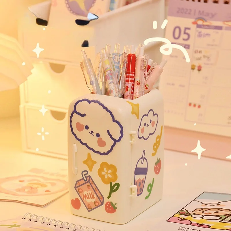 Настольный органайзер Kawaii, держатель для ручек в холодильнике, милый вместительный Настольный органайзер для студентов, креативный органайзер для хранения карандашей, чехол для карандашей
Настольный органайзер Kawaii, держатель для ручек в холодильнике, милый вместительный Настольный органайзер для студентов, креативный органайзер для хранения карандашей, чехол для карандашей