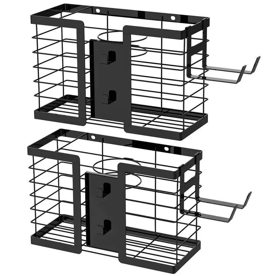 Hair Tool Organizer Hair Dryer Holder, 3 in 1 Metal Bathroom Blow Dryer Organizer Wall Mount for Flat Iron, Curling Iron, Straig
Hair Tool Organizer Hair Dryer Holder, 3 in 1 Metal Bathroom Blow Dryer Organizer Wall Mount for Flat Iron, Curling Iron, Straig