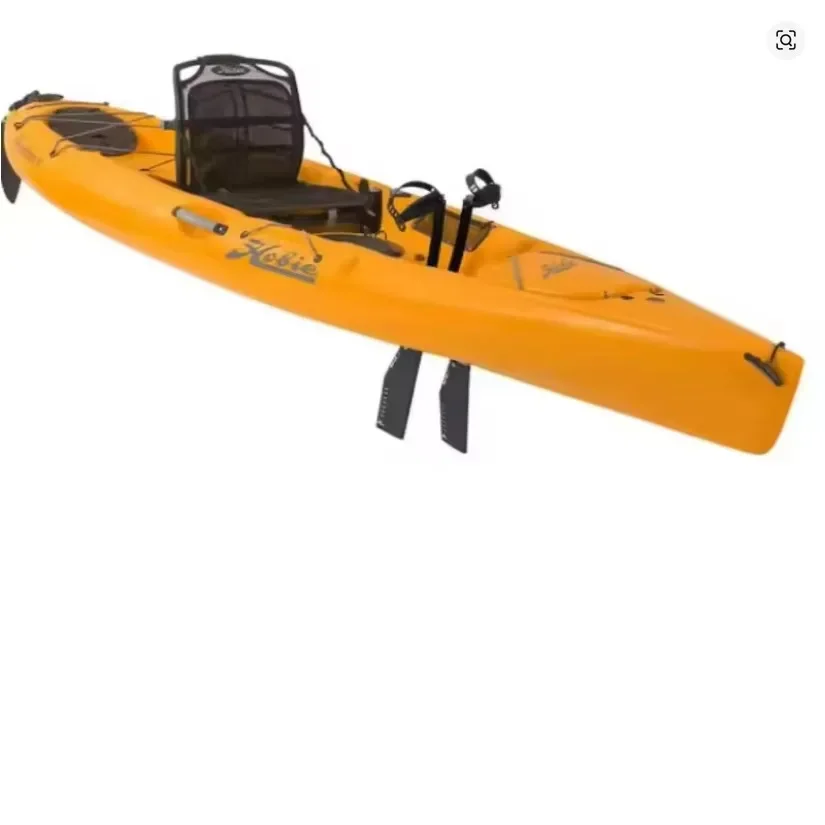 НОВЫЙ педальный каяк Hobie Mirage Revolution 11 - цвет папайя-оранж
НОВЫЙ педальный каяк Hobie Mirage Revolution 11 - цвет папайя-оранж