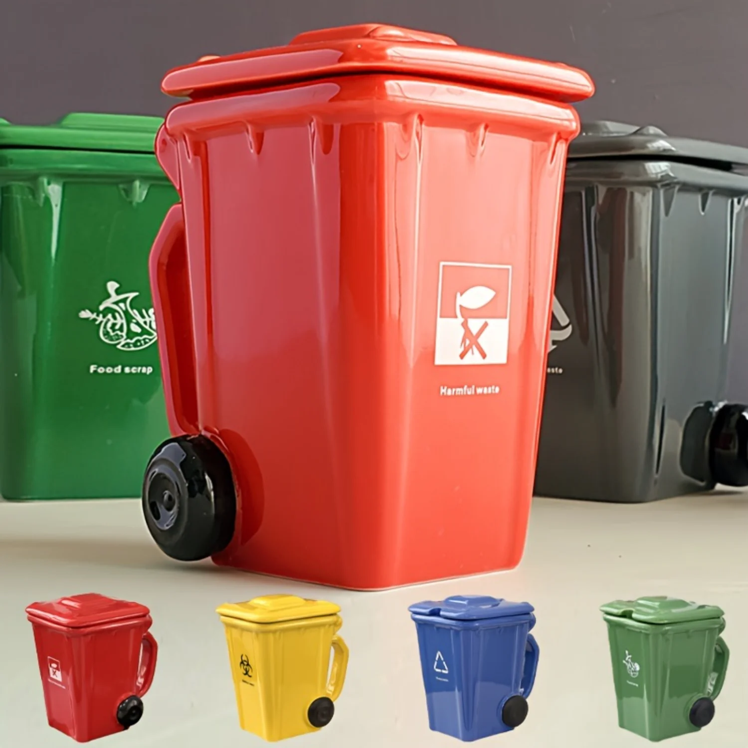 Whimsical Trash Can Mug - Innovative Ceramic Design with Lid, Perfect for Coffee Lovers - A Unique and Fun Gift for Christmas an
Whimsical Trash Can Mug - Innovative Ceramic Design with Lid, Perfect for Coffee Lovers - A Unique and Fun Gift for Christmas an
