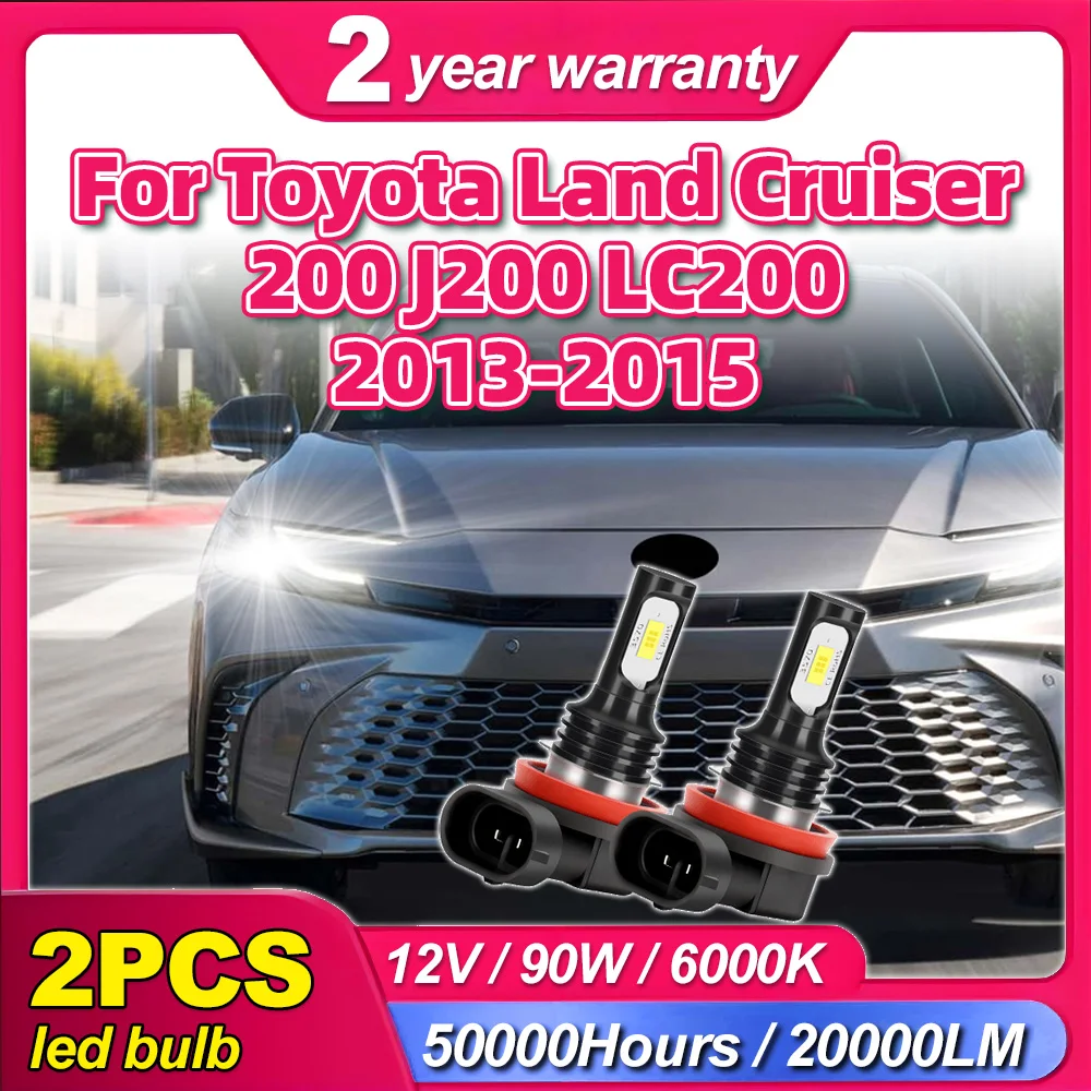 H8 H9 H11 3570 CSP Chips Auto Fog Lamps 90W Car Fog Lights 20000LM Super Bright For Toyota Land Cruiser 200 J200 LC200 2013-2015
H8 H9 H11 3570 CSP Chips Auto Fog Lamps 90W Car Fog Lights 20000LM Super Bright For Toyota Land Cruiser 200 J200 LC200 2013-2015
