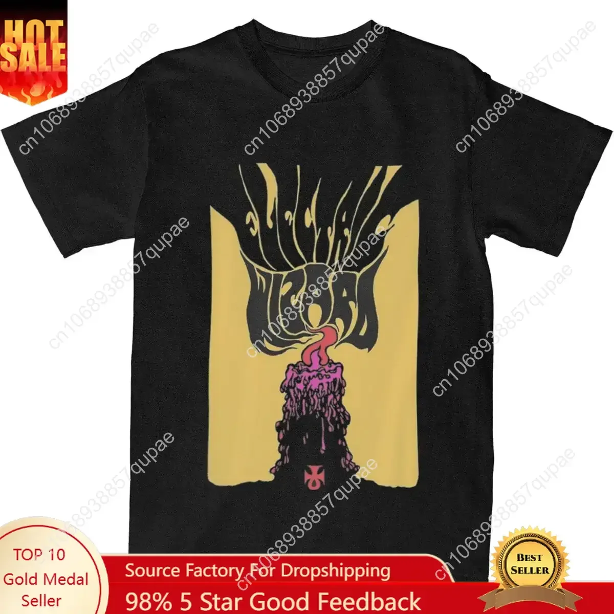 Electric Wizard Shirt Accessories for Men Women Cotton Creative Tee Shirt Short Sleeve Clothes Classic
Electric Wizard Shirt Accessories for Men Women Cotton Creative Tee Shirt Short Sleeve Clothes Classic