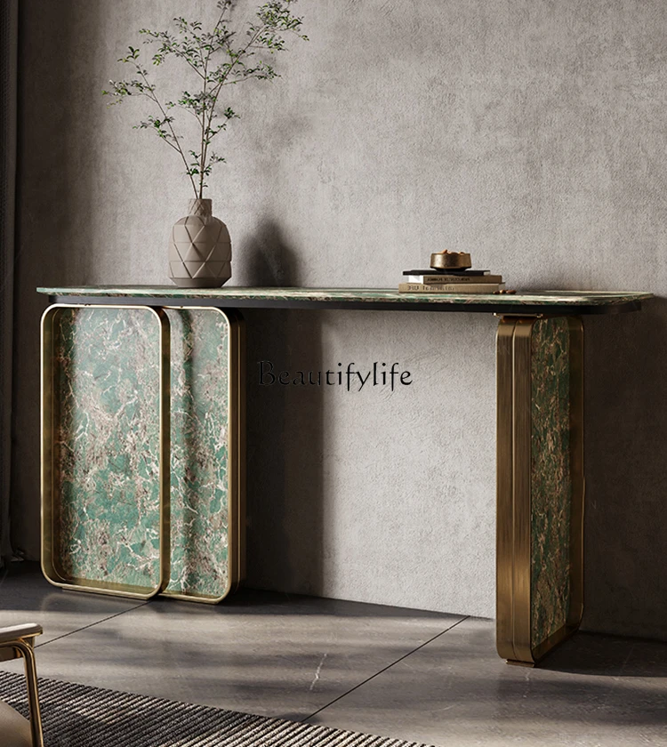 Light luxury entrance table Modern art wall decorative cabinet End view entrance platform
Light luxury entrance table Modern art wall decorative cabinet End view entrance platform