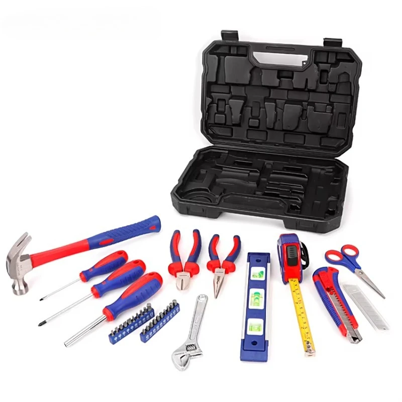 32pc Household Tool Kit Easy Carrying Box 32pc Home Tool Set Screwdriver Wrench Knife Pliers Daily Household Use
32pc Household Tool Kit Easy Carrying Box 32pc Home Tool Set Screwdriver Wrench Knife Pliers Daily Household Use