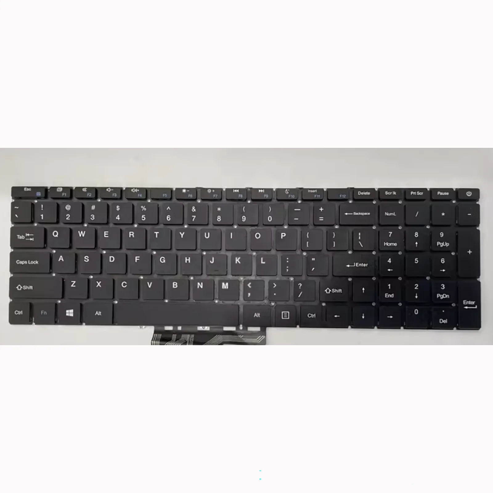 US Layout for EVOO Ultra Thin 15.6" EVC156-1 EVC156-1BK EVC156-2 EVC156-2BK laptop keyboard
US Layout for EVOO Ultra Thin 15.6" EVC156-1 EVC156-1BK EVC156-2 EVC156-2BK laptop keyboard