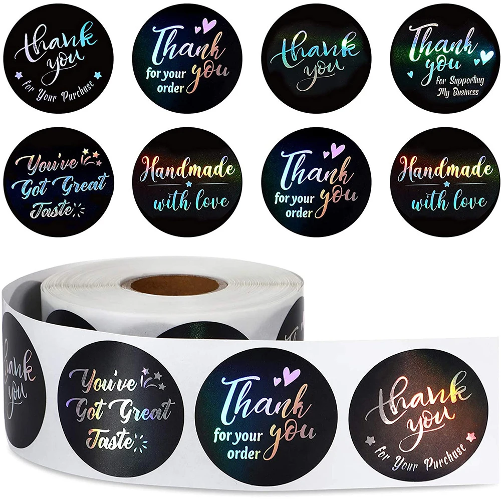 100-500pcs Laser Thank You Stickers for Small Business Holographic Silver Adhesive Labels for Bags Boxes Envelope Mail GIft
100-500pcs Laser Thank You Stickers for Small Business Holographic Silver Adhesive Labels for Bags Boxes Envelope Mail GIft