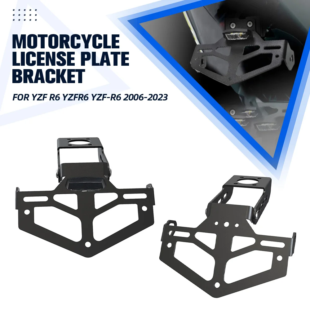 Motorcycle License Plate Holder Tail Light Bracket Tidy Fender Eliminator For YAMAHA YZF-R6 YZF R6 YZFR6 2006 - 2022 2023 2024
Motorcycle License Plate Holder Tail Light Bracket Tidy Fender Eliminator For YAMAHA YZF-R6 YZF R6 YZFR6 2006 - 2022 2023 2024