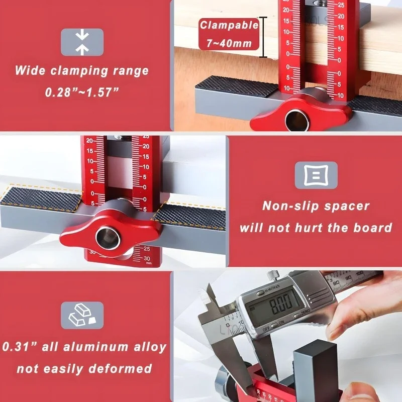Aluminum Alloy Rebound Device Cabinet Door Installation Assistant Leveling Tool for Hanging Wardrobe Door Lifting Door
Aluminum Alloy Rebound Device Cabinet Door Installation Assistant Leveling Tool for Hanging Wardrobe Door Lifting Door
