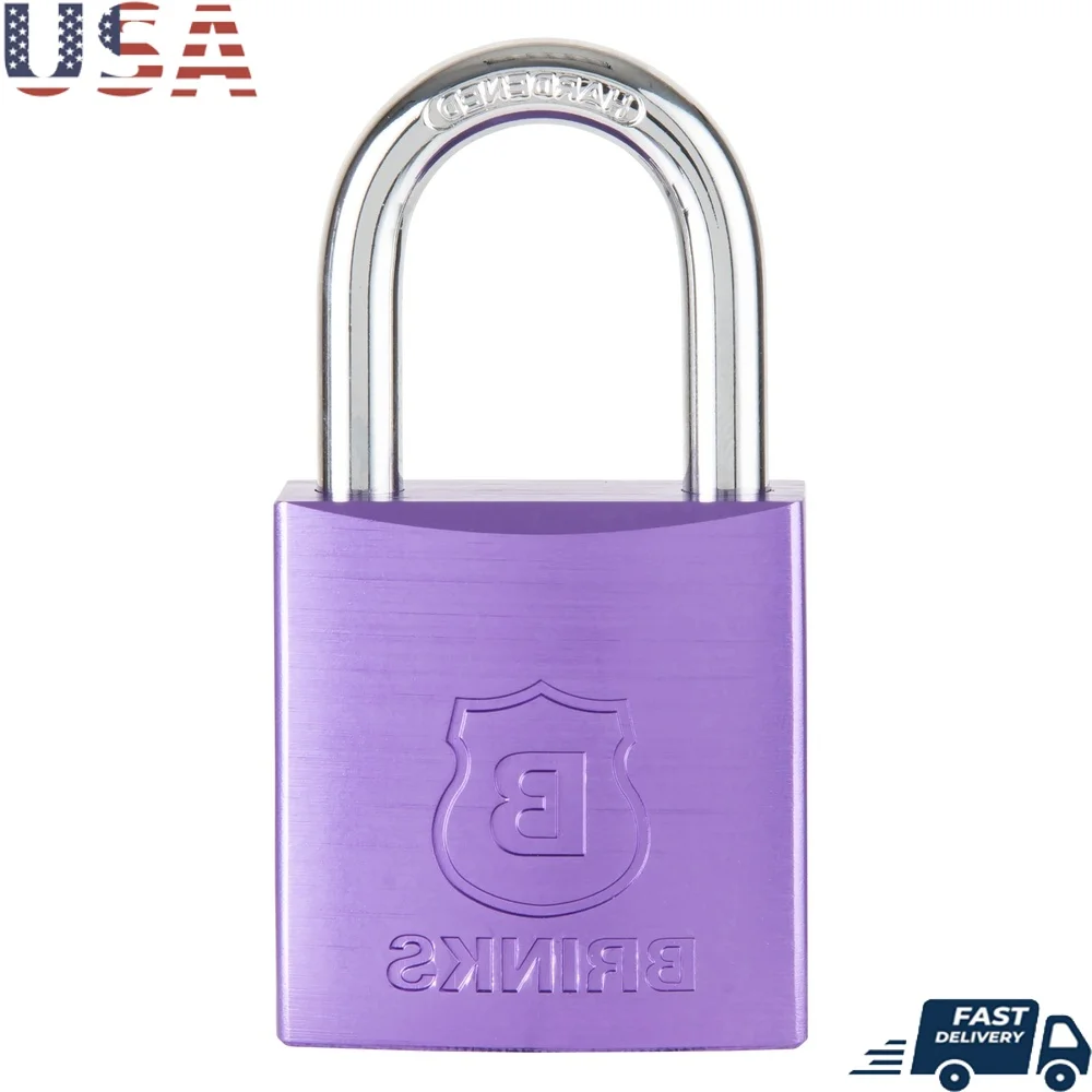 38 мм фиолетовый анодированный алюминиевый замок с 1-дюймовой скобой, устойчивые к порезам ящики для инструментов, заборы, универсальные коробки, наружная безопасность 
38 мм фиолетовый анодированный алюминиевый замок с 1-дюймовой скобой, устойчивые к порезам ящики для инструментов, заборы, универсальные коробки, наружная безопасность