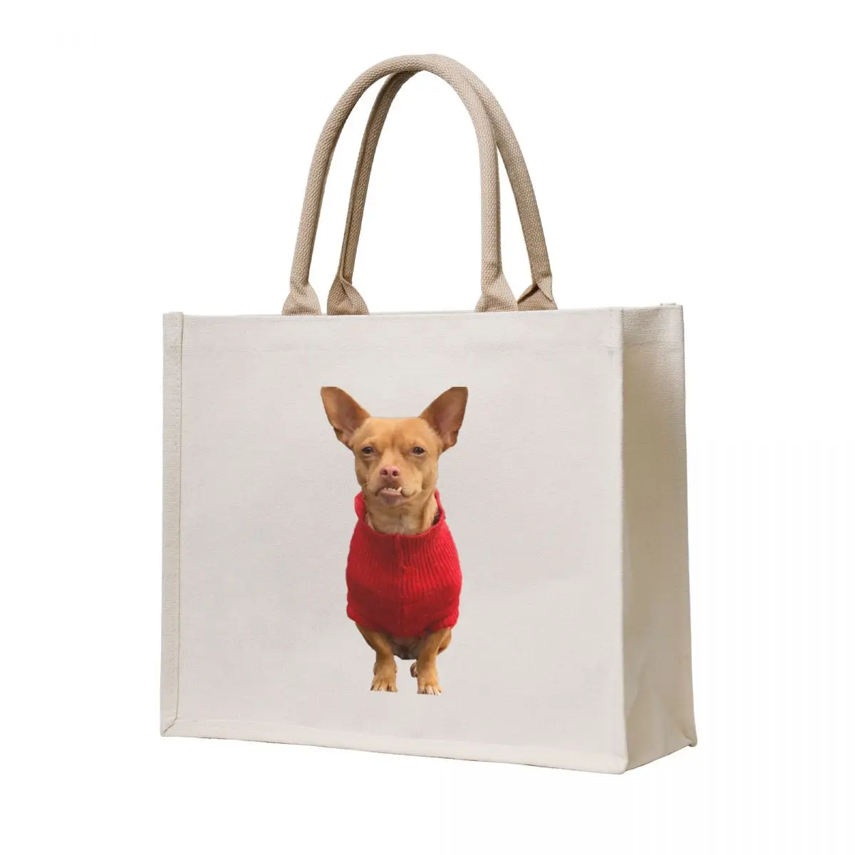 Tough Dog in a Cozy Red Sweater Tote Bag custom fabric bag Shopper shopper bag women women
Tough Dog in a Cozy Red Sweater Tote Bag custom fabric bag Shopper shopper bag women women