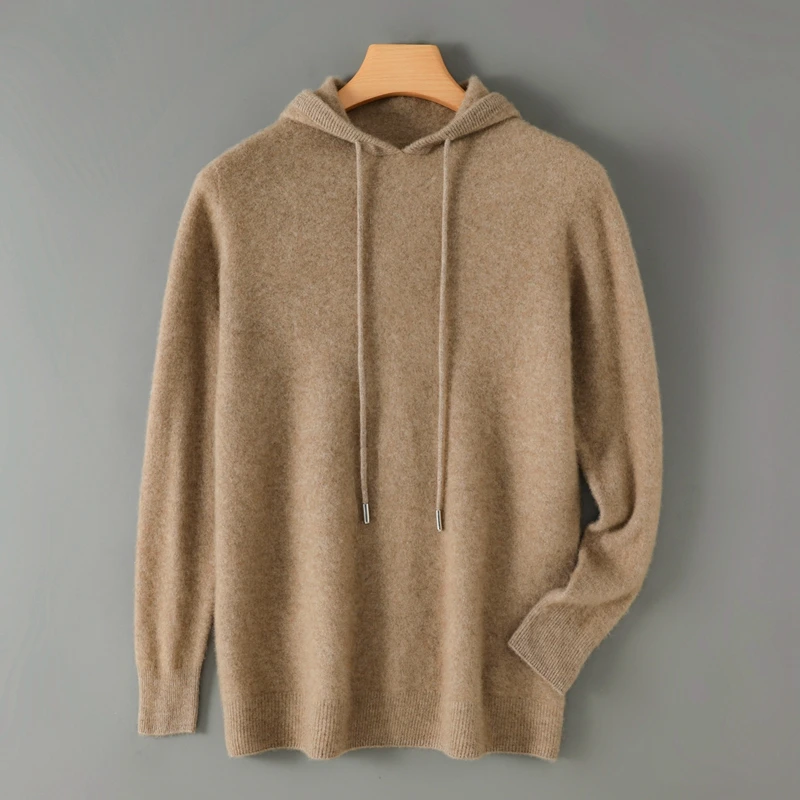 Man 100% Merino Wool Sweater New Style Autumn Winter Hooded Warm Knitted Pullover Tops Casual Soft Clothes Man Wool Sweater
Man 100% Merino Wool Sweater New Style Autumn Winter Hooded Warm Knitted Pullover Tops Casual Soft Clothes Man Wool Sweater