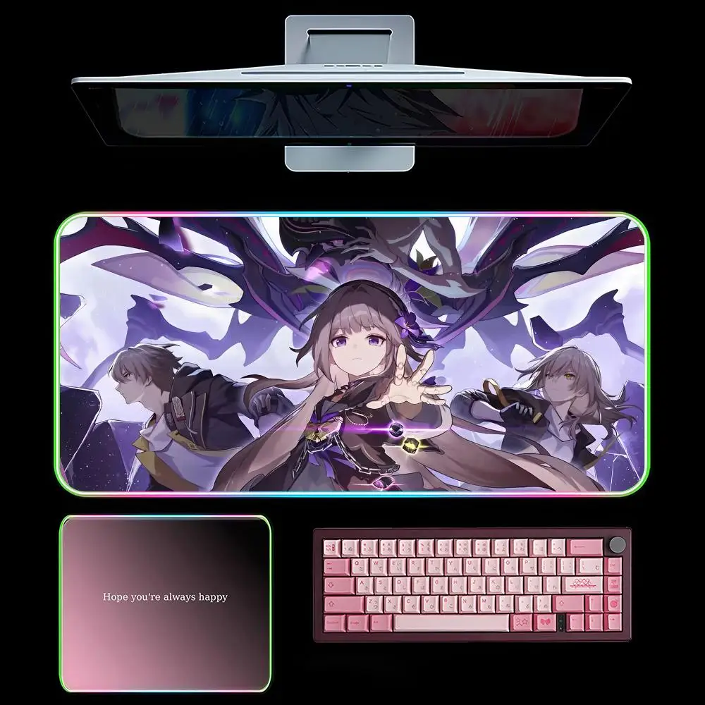 H-honkai Star Rail Коврик для мыши RGB Игровой коврик для мыши со светодиодной подсветкой Большие игровые коврики для мыши XXL Коврик для клавиатуры Светящийся настольный коврик с подсветкой
H-honkai Star Rail Коврик для мыши RGB Игровой коврик для мыши со светодиодной подсветкой Большие игровые коврики для мыши XXL Коврик для клавиатуры Светящийся настольный коврик с подсветкой