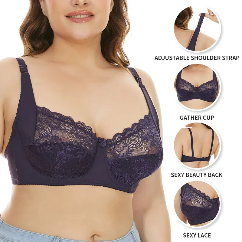 Plus Size Women Bra Sexy Lace Bra Female Underwear Women Top Bra Sexy Lingerie Lace Brassiere With Underwire E F Cup
Plus Size Women Bra Sexy Lace Bra Female Underwear Women Top Bra Sexy Lingerie Lace Brassiere With Underwire E F Cup