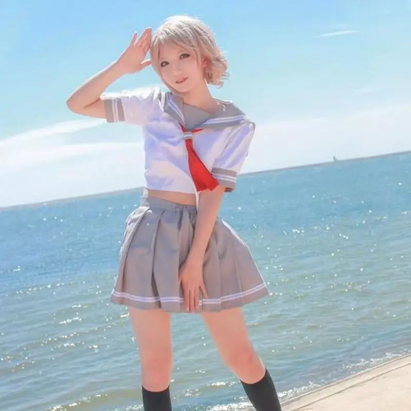 Aqours Sailor Suit Cosplay Set for Love Live Sunshine Takami Chika
Aqours Sailor Suit Cosplay Set for Love Live Sunshine Takami Chika